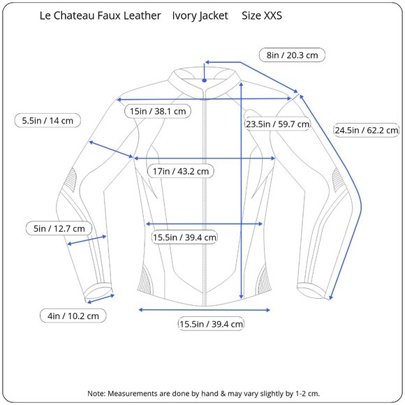 NWT Le Chateau Ivory Faux Leather Jacket 🌟HOST PICK - Picture 11 of 16